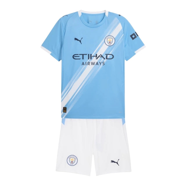 Pronta-Entrega - Conjunto Infantil Manchester City Home 2025
