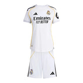 Pronta-Entrega - Conjunto Infantil Real Madrid Home 2025
