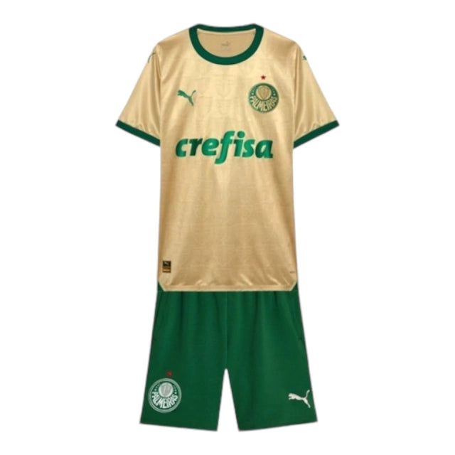 Pronta-Entrega - Conjunto Infantil Palmeiras Third 2024