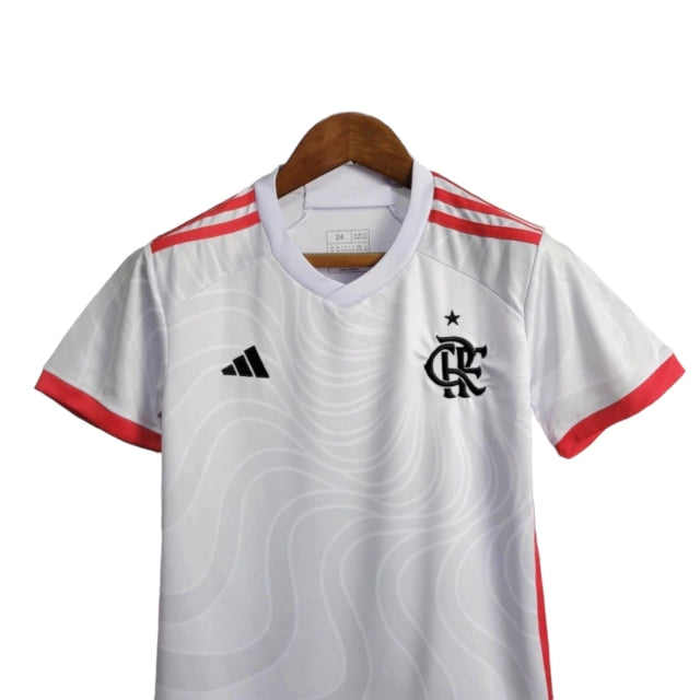 Conjunto Infantil Flamengo II 24/25 - Branco