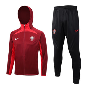 Conjunto Portugal 23/24 - Masculino - Vermelho com Zíper