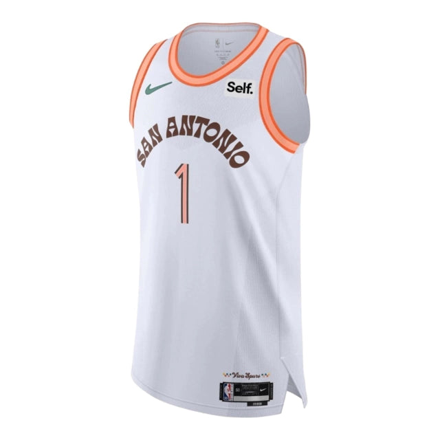 Camiseta Regata San Antonio Spurs 23/24 - Masculina - Branco