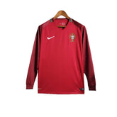 Camisa Manga Longa Retrô Portugal I (Home) 2016 - Torcedor Masculina - Vermelho