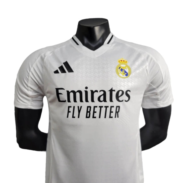 Camisa Real Madrid I (Home) 24/25 - Jogador Masculina - Branco