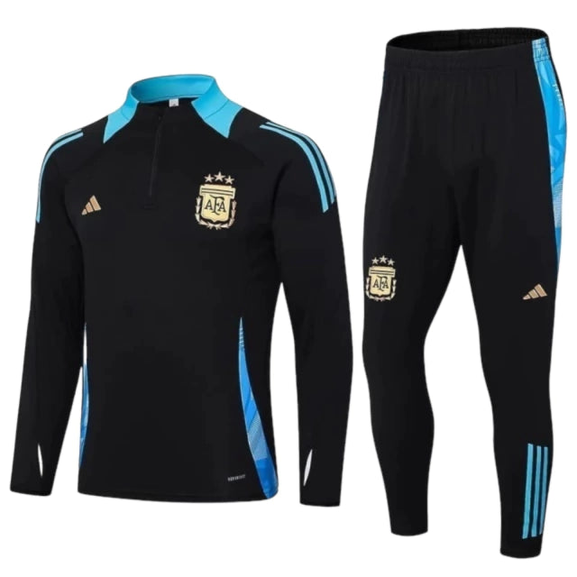 Conjunto Argentina 23/24 - Masculino - Preto e Azul