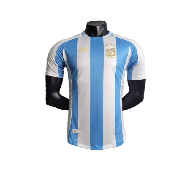 Camisa Seleção da Argentina I (Home) 24/25 - Jogador Masculina - Branco e Azul