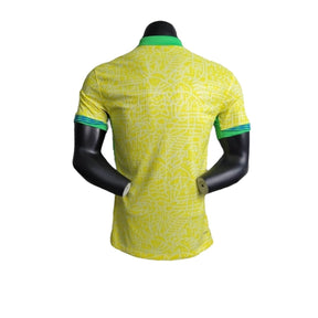 Camisa Seleção do Brasil I (Home) 24/25 - Jogador Masculina - Amarelo