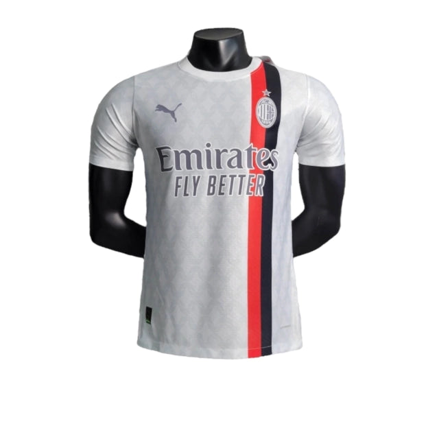 Camisa Milan II (Away) 23/24 - Jogador Masculina - Branco