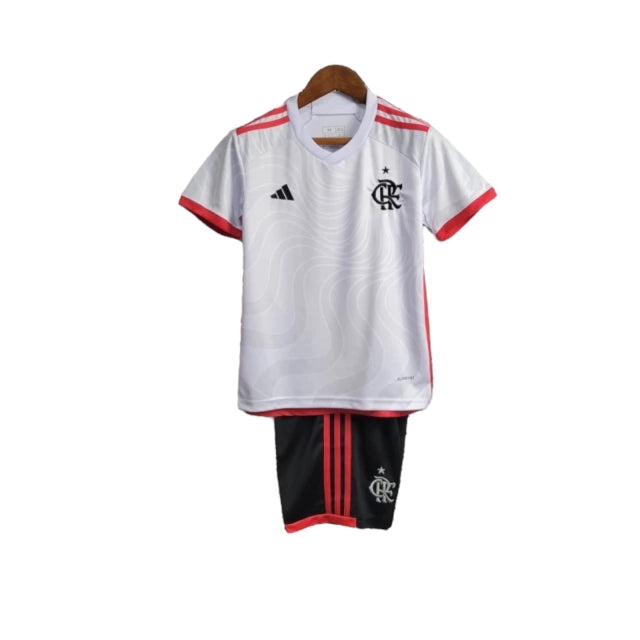 Conjunto Infantil Flamengo II 24/25 - Branco