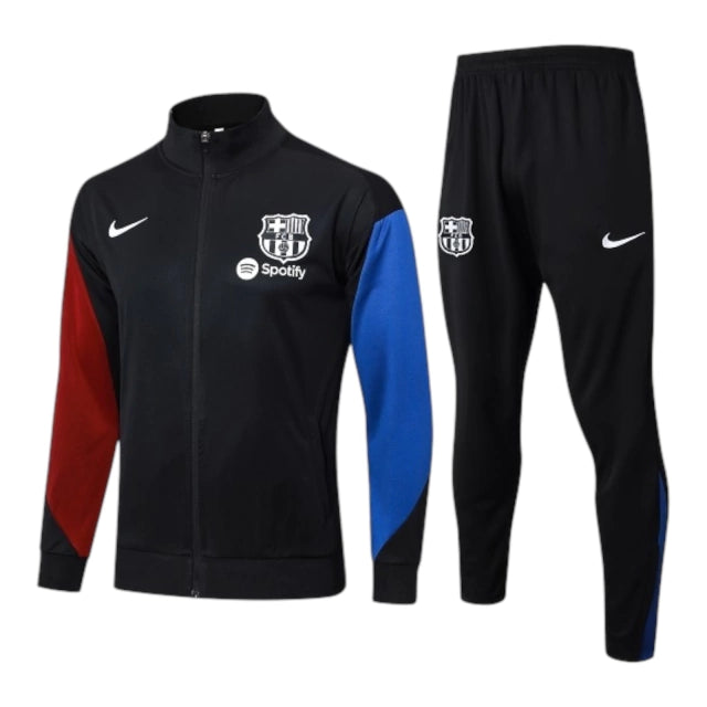 Conjunto Barcelona 2024 - Preto com Zíper