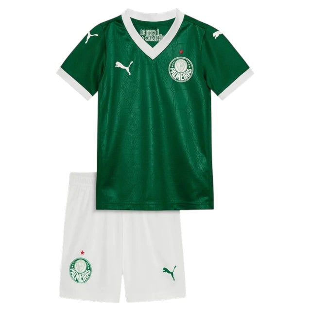 Pronta-Entrega - Conjunto Infantil Palmeiras Home 2025