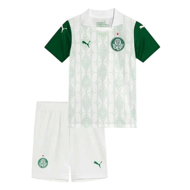Pronta-Entrega - Conjunto Infantil Palmeiras Away 2025