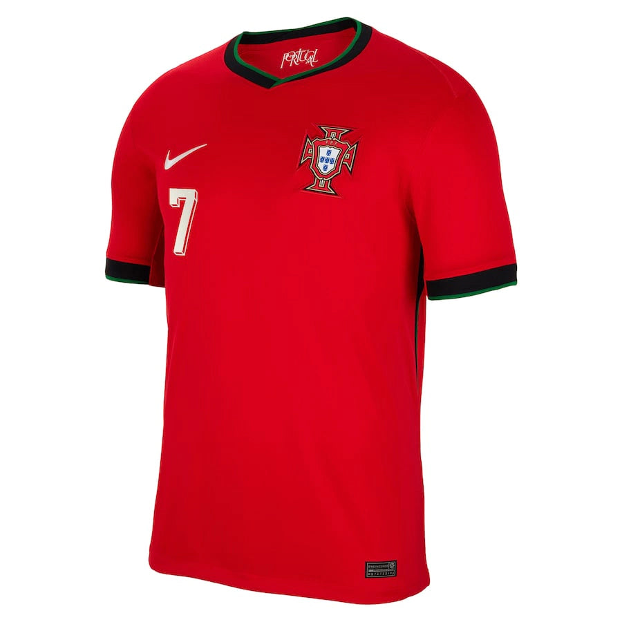 Camisa Seleção de Portugal I (Home) 24/25 - Torcedor Masculina - Vermelho - Manto Elegante