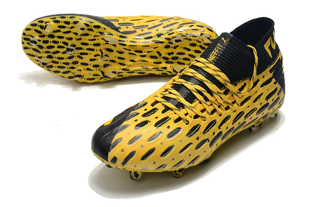 Chuteira de Campo Puma Future 5.1 Netfit FG Yellow - Manto Elegante