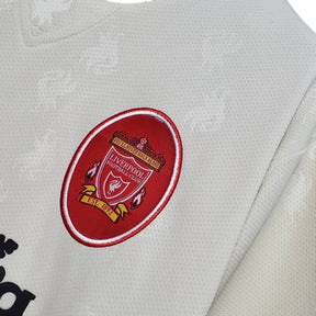 Camisa Retrô Liverpool II (Away) 1996 - Torcedor Masculina - Bege - Manto Elegante