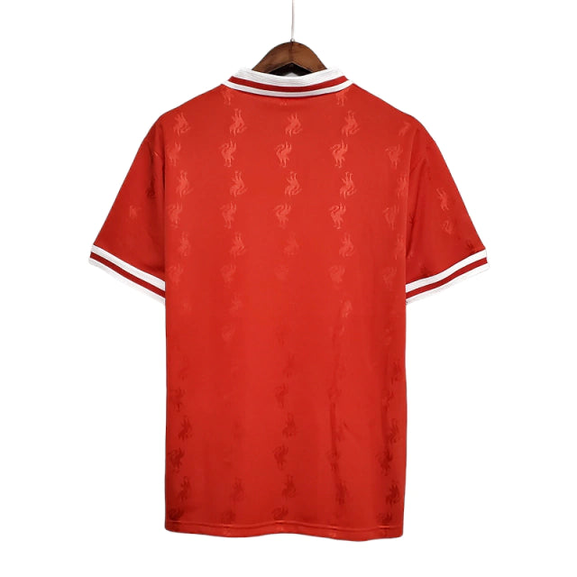 Camisa Retrô Liverpool I (Home) 1996 - Torcedor Masculina - Vermelho - Manto Elegante