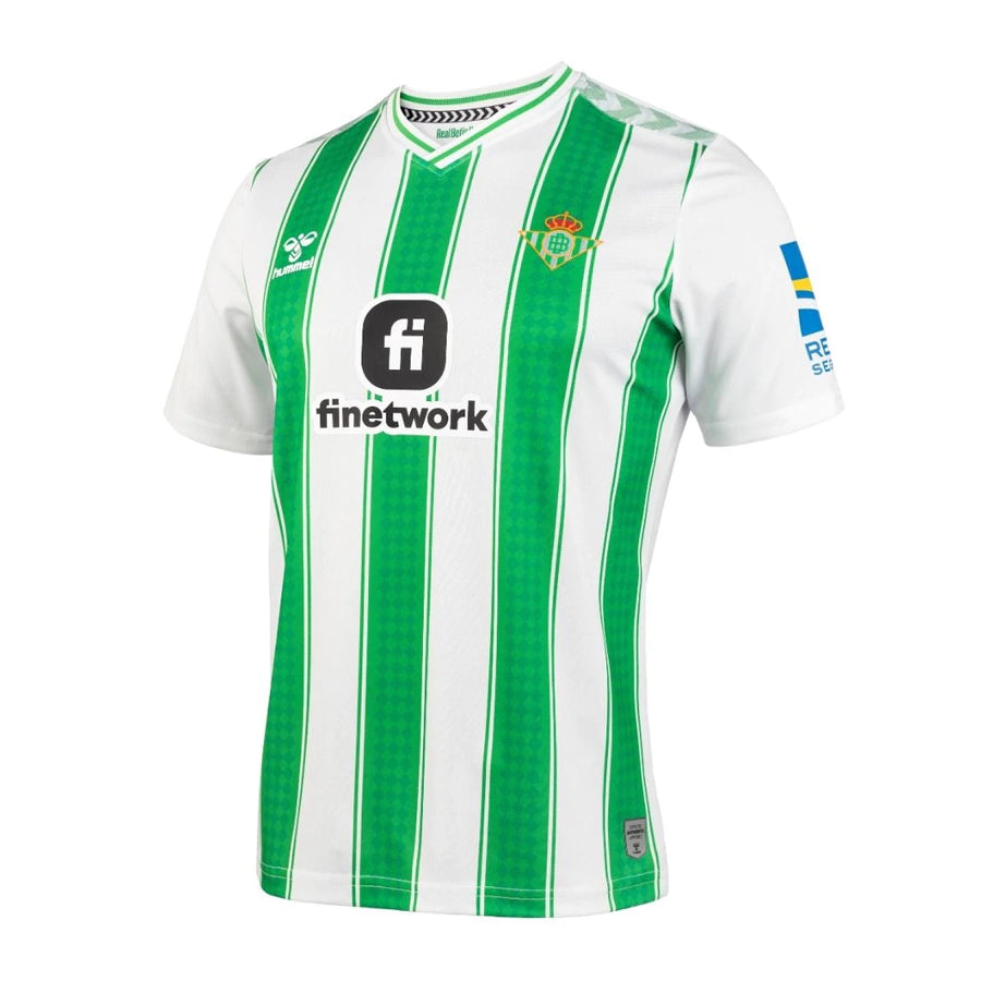 Camisa Real Betis I (Home) 23/24 - Torcedor Masculina - Branco e Verde - Manto Elegante