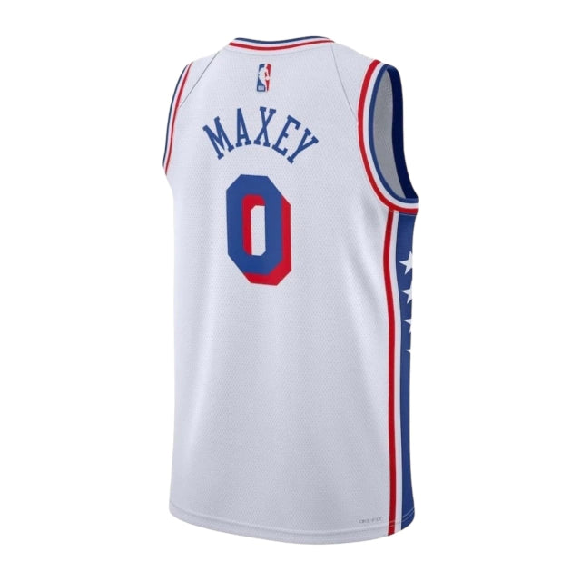 Camiseta Regata Philadelphia 76ers 23/24 - Masculina - Branco