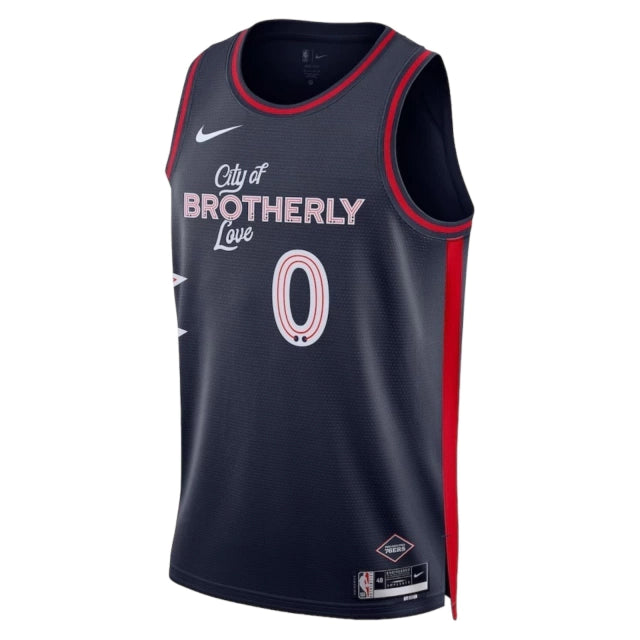 Camiseta Regata Philadelphia 76ers 23/24 - Masculina - Preto