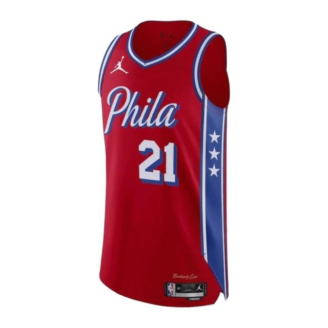 Camiseta Regata Philadelphia 76ers 23/24 - Masculina - Vermelho