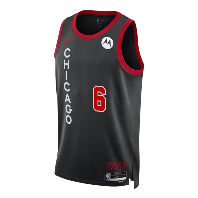 Camiseta Regata Chicago Bulls 23/24 - Masculina - Preto