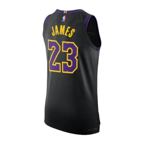 Camiseta Regata Los Angeles Lakers 23/24 - Masculina - Preto e Amarelo