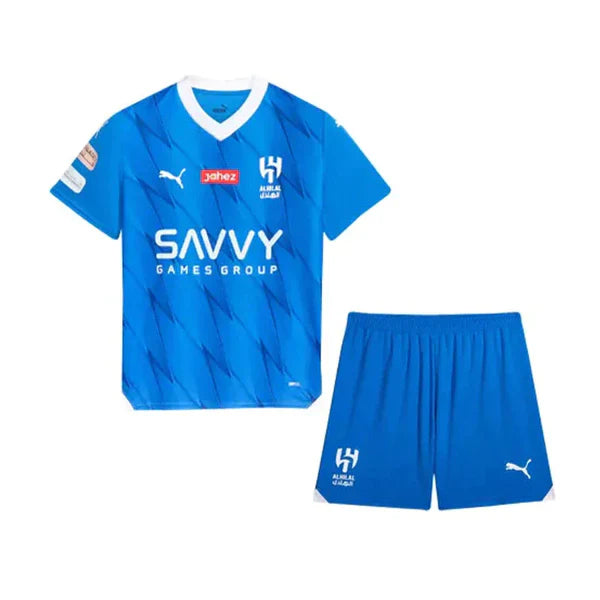 Conjunto Infantil Al-Hilal I (Home) 23/24 - Azul