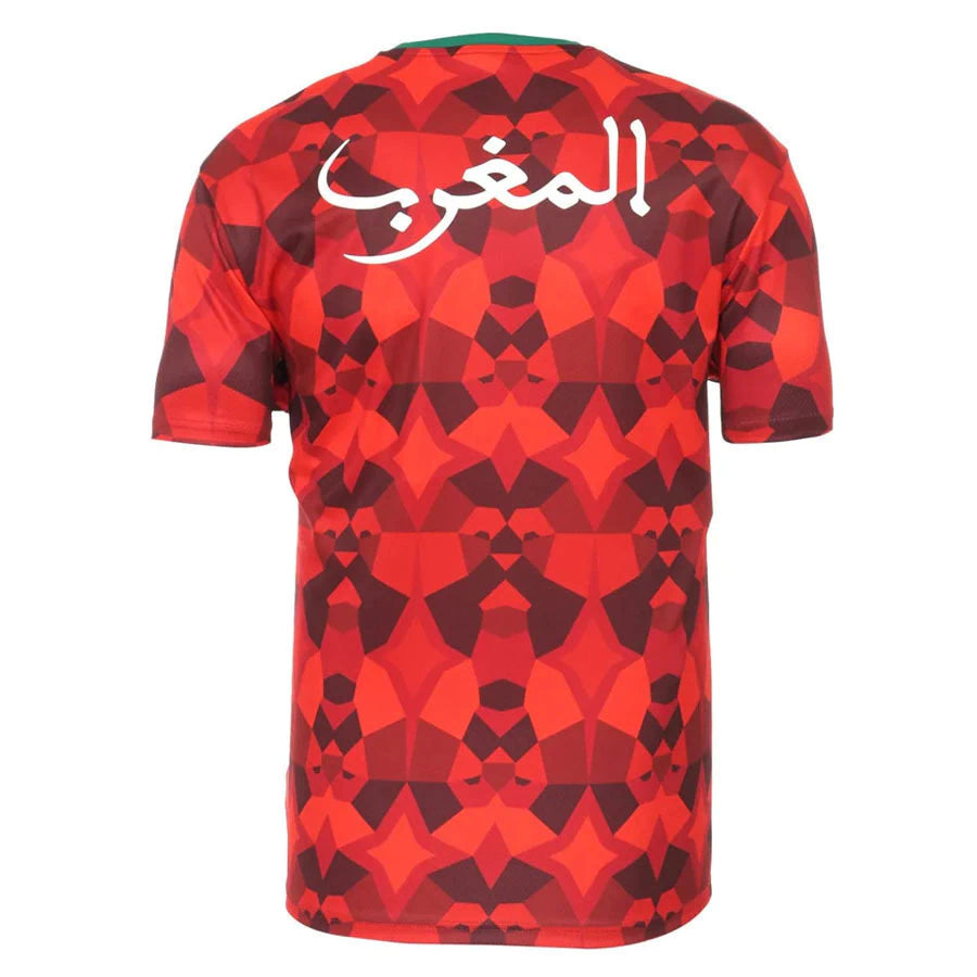 Camisa Seleção de Marrocos Edição Especial 23/24 - Torcedor Masculina - Vermelho - Manto Elegante