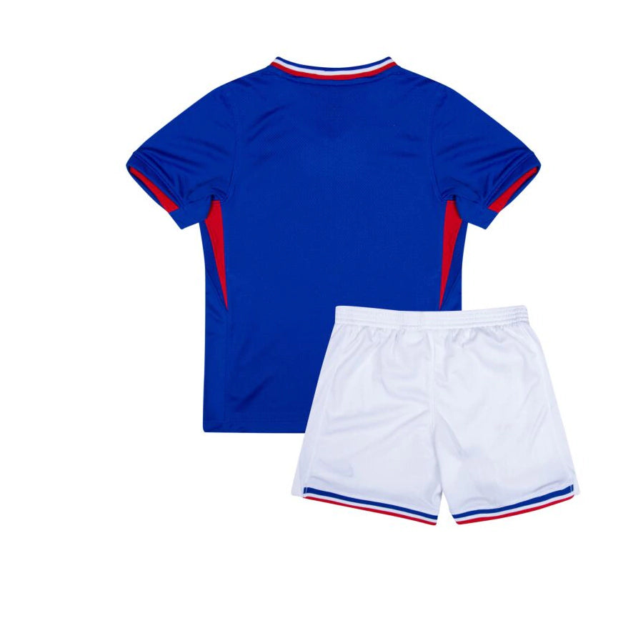 Conjunto Infantil Seleção da França I (Home) 24/25 - Azul