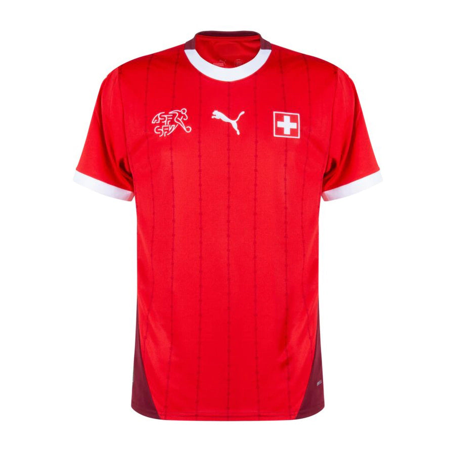 Camisa Seleção da Suíça I (Home) 24/25 - Torcedor Masculina - Vermelho