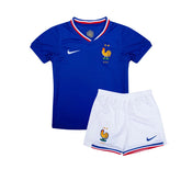 Conjunto Infantil Seleção da França I (Home) 24/25 - Azul