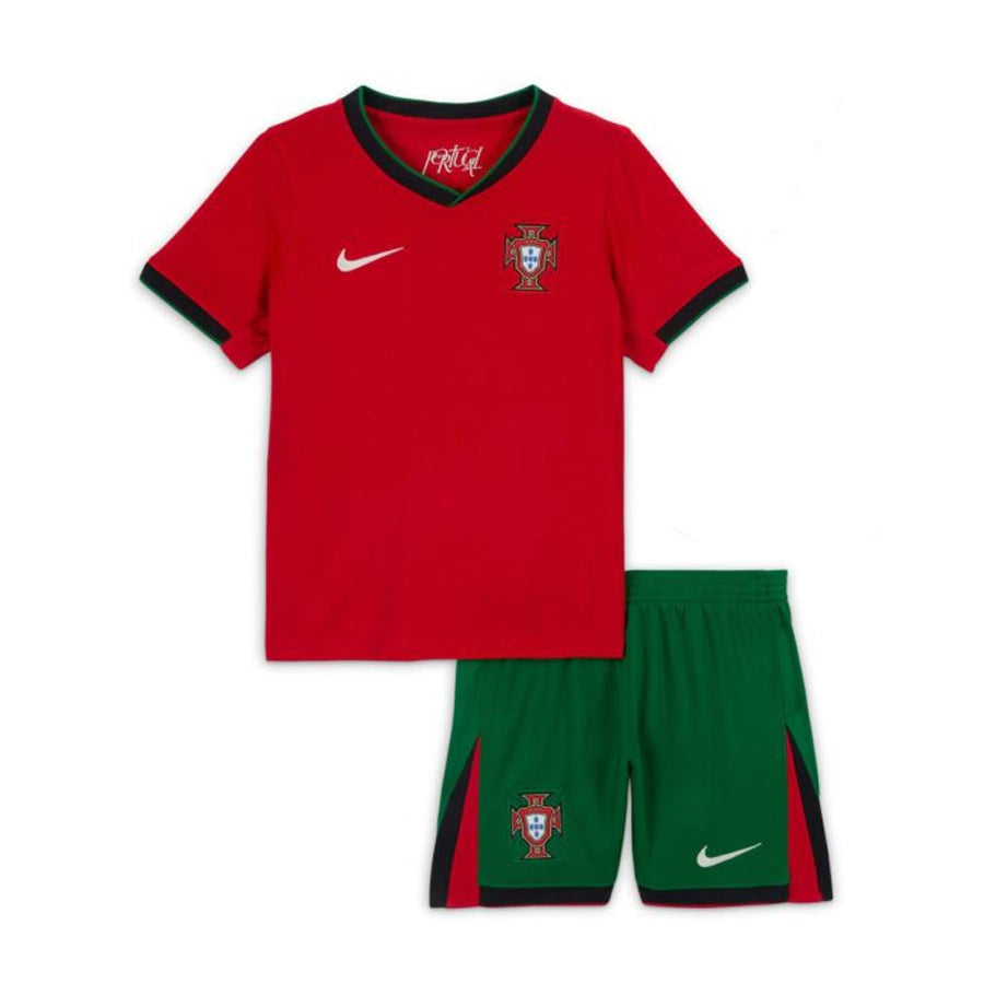 Conjunto Infantil Seleção de Portugal I (Home) 24/25 - Vermelho