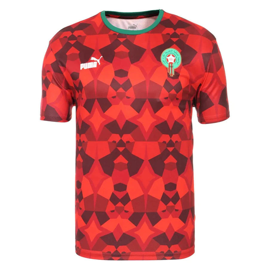 Camisa Seleção de Marrocos Edição Especial 23/24 - Torcedor Masculina - Vermelho - Manto Elegante