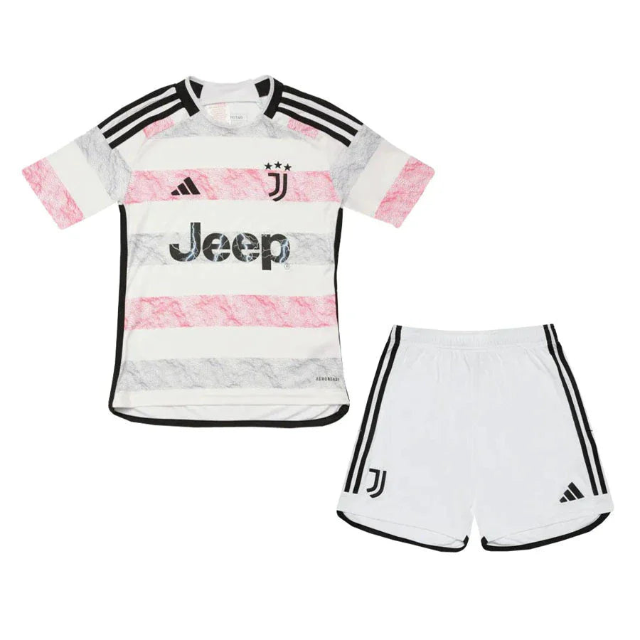 Conjunto Infantil Juventus II (Away) 23/24 - Branco