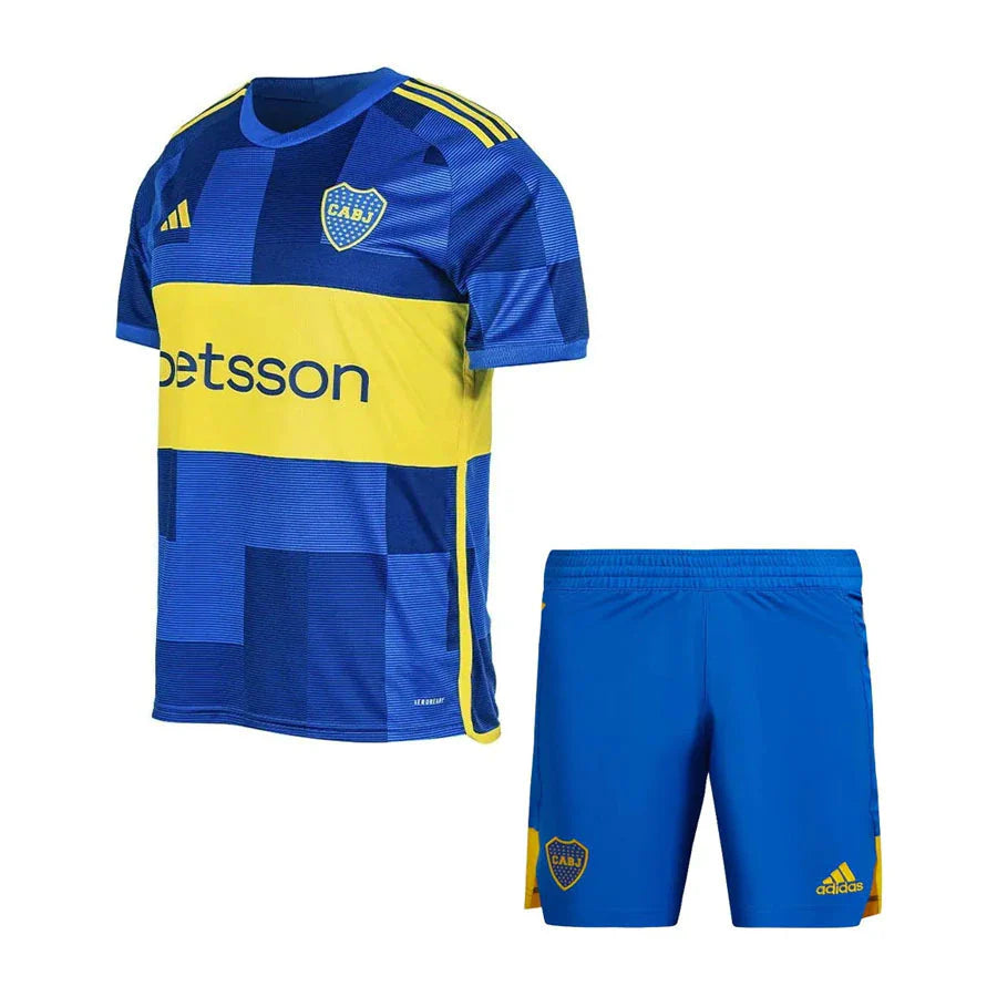 Conjunto Infantil Boca Juniors I (Home) 23/24 - Azul e Amarelo