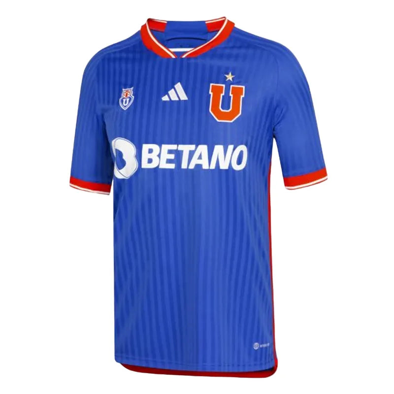 Camisa Universidad de Chile I (Home) 23/24 - Torcedor Masculina - Azul - Manto Elegante