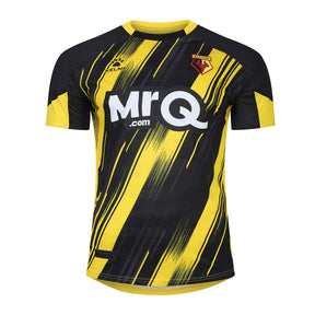 Camisa Watford I (Home) 23/24 - Torcedor Masculina - Amarelo e Preto - Manto Elegante