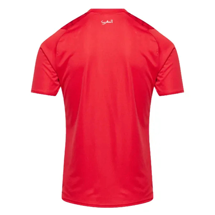 Camisa Seleção de Marrocos I (Home) 23/24 - Torcedor Masculina - Vermelho - Manto Elegante