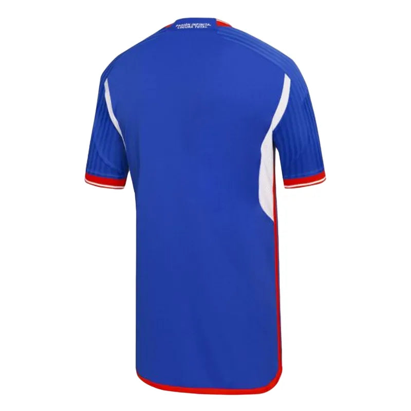 Camisa Universidad de Chile I (Home) 23/24 - Torcedor Masculina - Azul - Manto Elegante