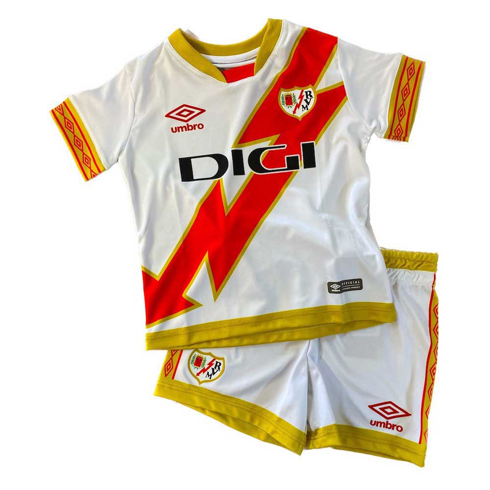 Conjunto Infantil Rayo Vallecano I (Home) 23/24 - Branco