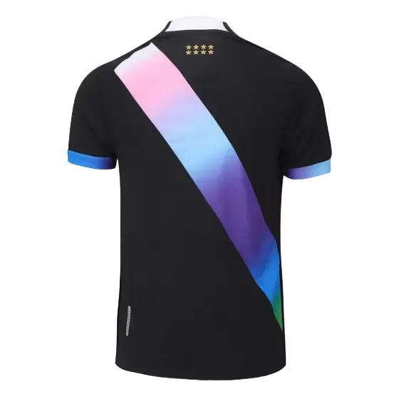 Camisa Vasco da Gama Kappa LGBTQIA+ 23/24 - Torcedor Feminina - Preto - Manto Elegante